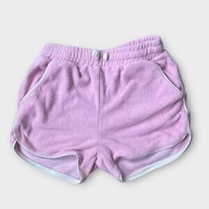 Rock Your Kid Pink Terry Cloth Retro Dolphin Girls Shorts size 4